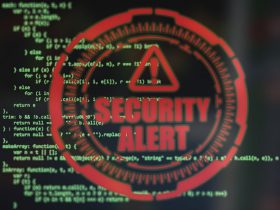 Image of a security alert.